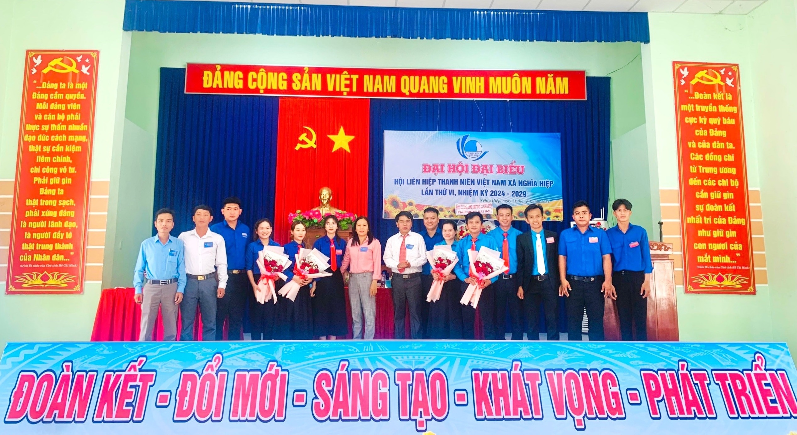 Hội LHTN Việt Nam xã Nghĩa Hiệp tổ chức Đại hội đại biểu lần thứ VI, nhiệm kỳ 2024-2029