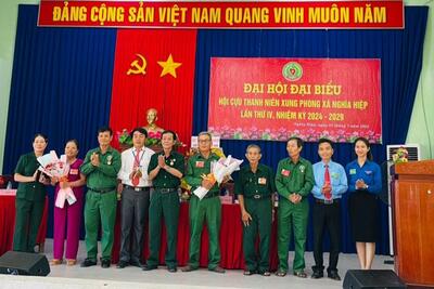 Hội Cựu Thanh niên xung phong (TNXP) xã Nghĩa Hiệp, huyện Tư Nghĩa tổ chức Đại hội đại biểu lần thứ IV, nhiệm kỳ 2024 - 2029